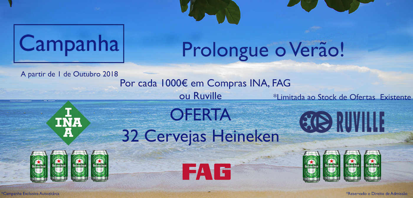 Campanha Prolongue o Verao com INA FAG e Ruville