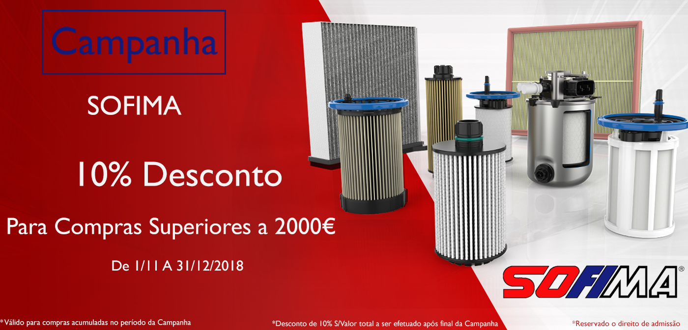 Campanha filtros Sofima na Autozitania